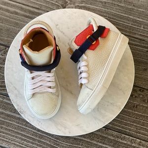 Kid's Buscemi 100MM NUBUCK WHITE RAMINO Hype Lux